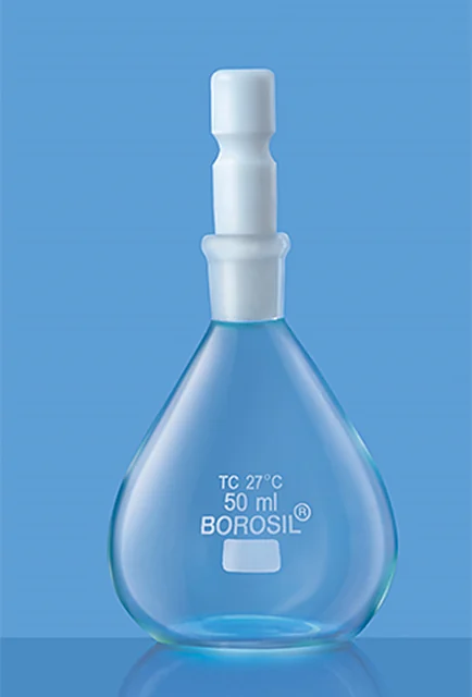 Borosil 1625 Relative Density Bottle, (Pyknometer) With I/C PTFE Stoppper – Borosil