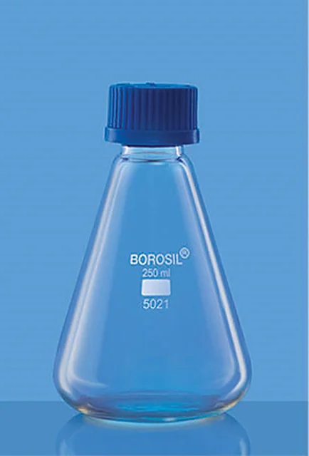 Borosil 5021 Erlenmeyer (Conical) Flask, With Screw Cap – Borosil