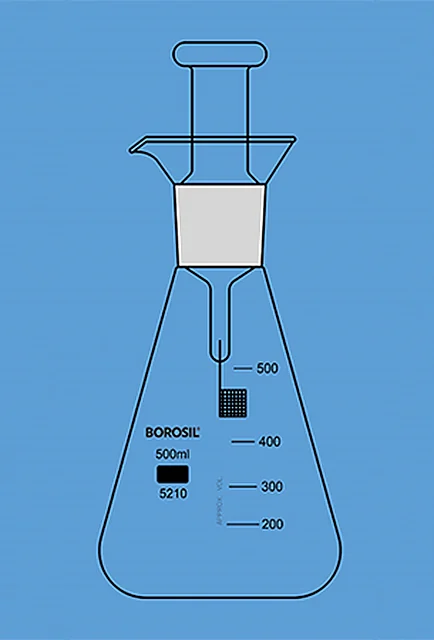 Borosil 5210 Oxygen Combustion Flask, As per USP – Borosil