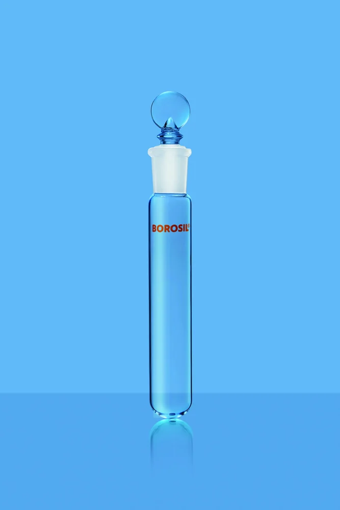 Borosil 9829 Test Tubes, Plain, With I/C Glass Stopper – Borosil