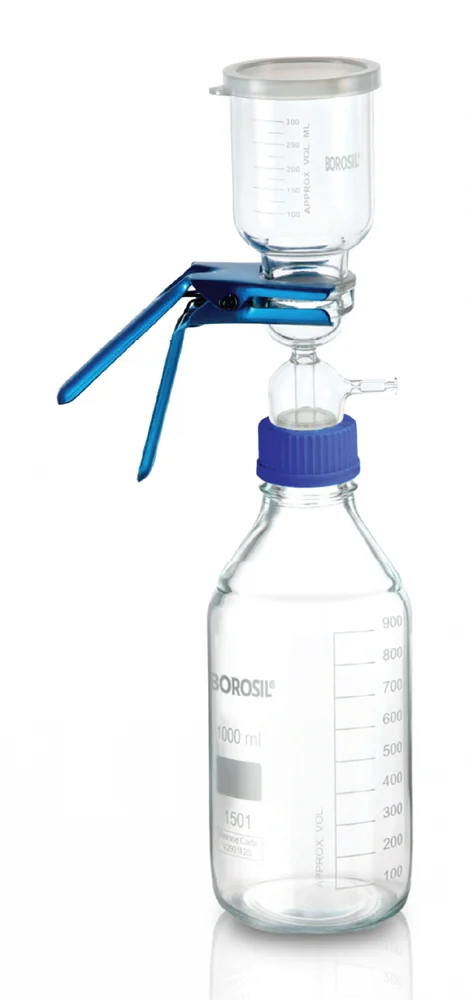 Borosil Glass Filtration Assembly with adapter, With Universal GL45 adapter, 47mm – Borosil