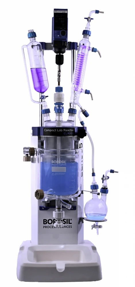 Borosil PRIME Compact Lab Reactor, Golden proportion for scalable performance – Borosil
