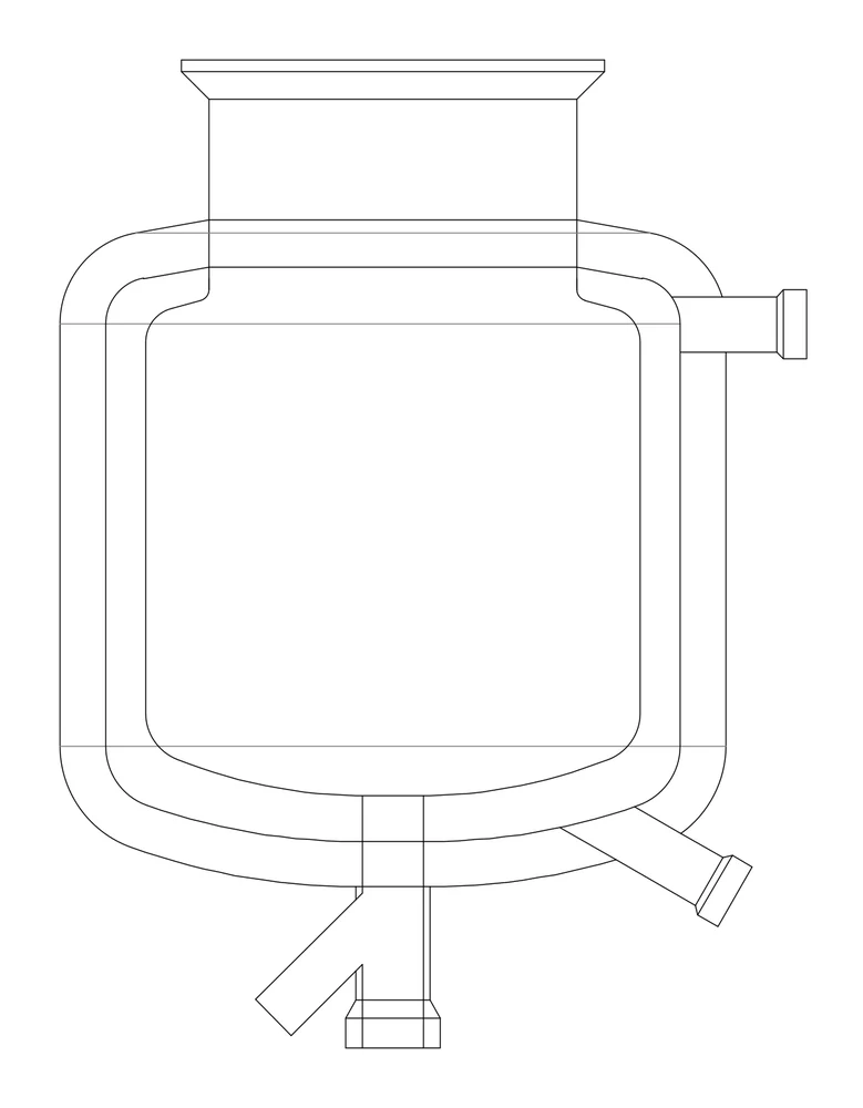 Borosil Reactor Vessel Double Jacketed – Borosil