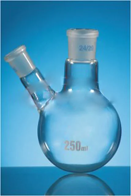 Flasks, Round Bottom, Two neck DIN 12394 – Polylab