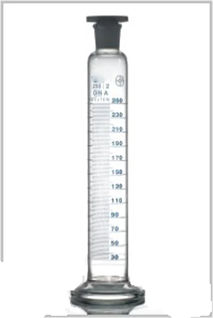 Measuring Cylinders, Round Base with Interchangeable Polythelene stopper, Class A – Polylab