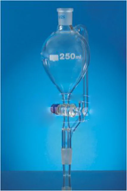 Pressure Equalising Funnels, Pear Shape – Polylab