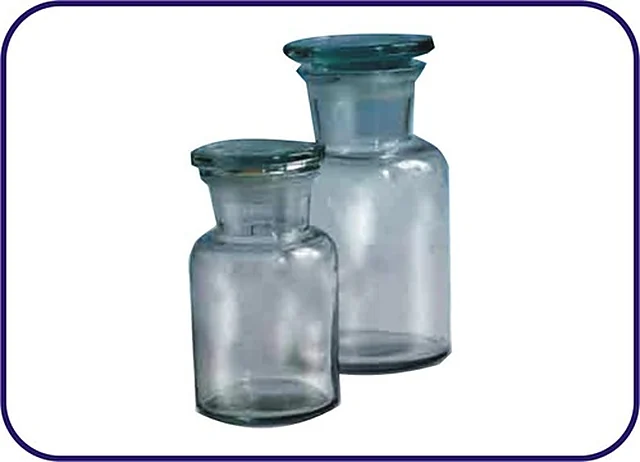 Reagent Bottle With Dust Proof Flat Stopper Wide Mouth – Polylab